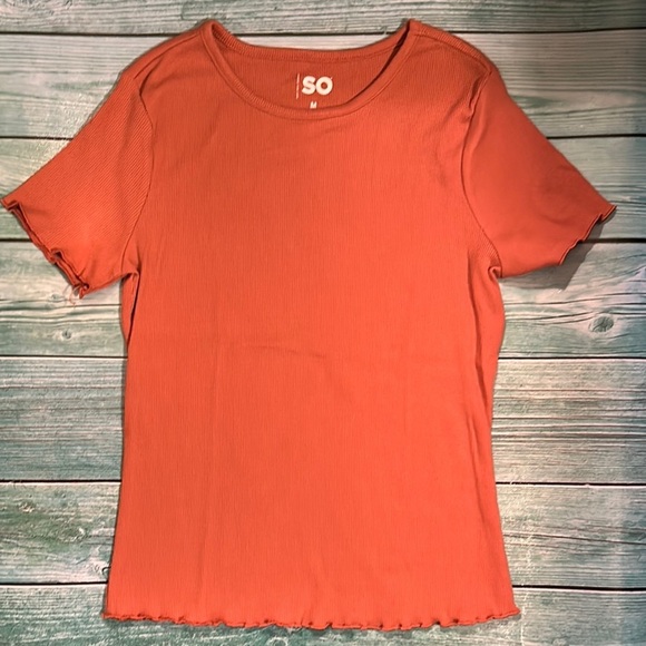 SO Women's Coral Short Sleeve Tee - Picture 1 of 2